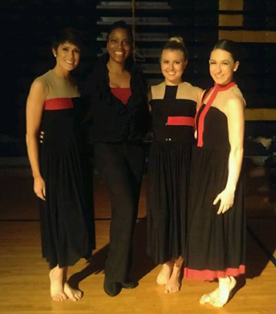 UNC Charlotte dance students