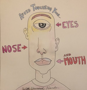 poster: Avoid touching your eyes, nose, mouth